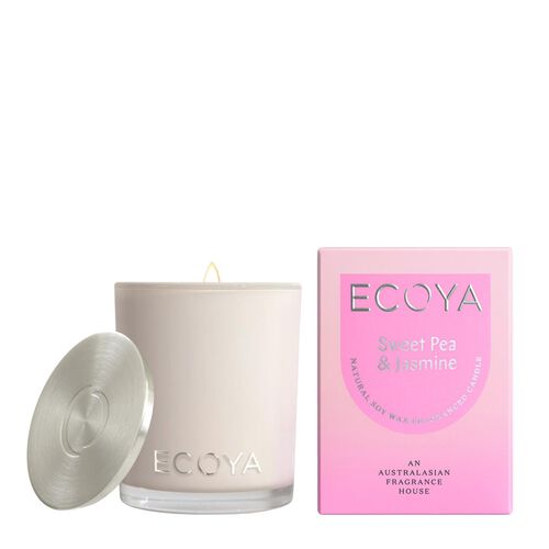 ECOYA Sweet Pea & Jasmine Mini Madison Candle 80g